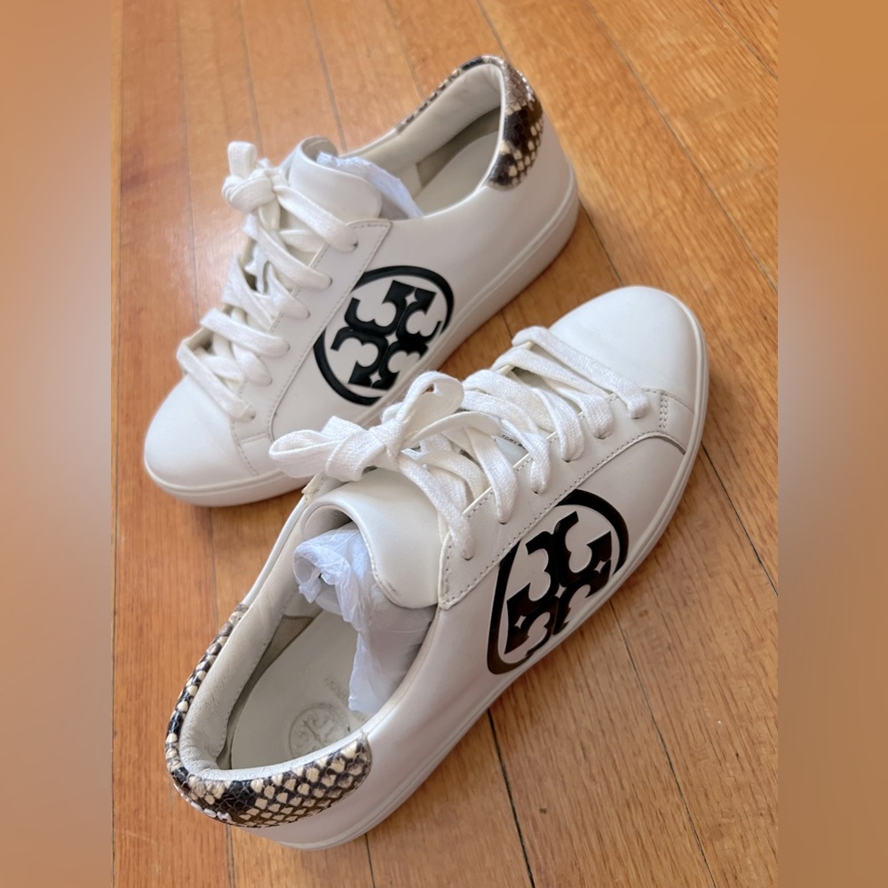 Tory Burch white logo sneaker